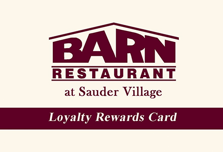 Loyalty Card Barn Restaurant