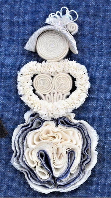 white and blue woman Jamar workshop