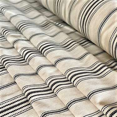 striped wool fabric