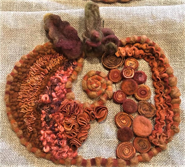 example pumpkin for Ali Strebel workshop