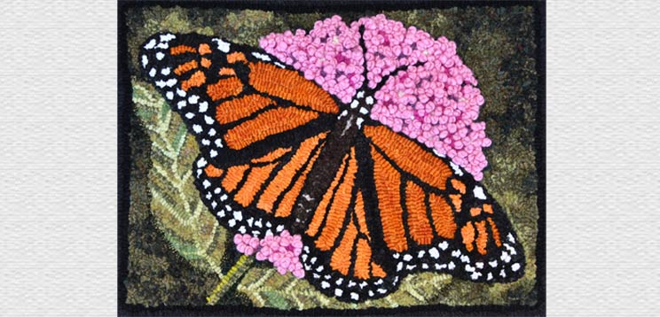 Monarch-hooked-rug-Broscious