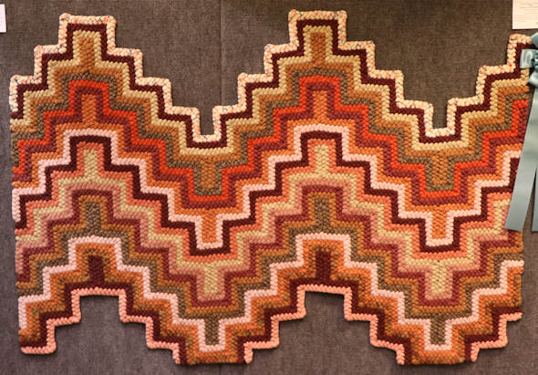 Sauder Village, Rug Hooking Week, People's Choice Winner, Braiding