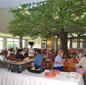 Rug Hooking Week lunch buffet at the Heritage Inn