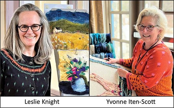 Leslie Knight and Yvonne Iten-Scott, bug teachers