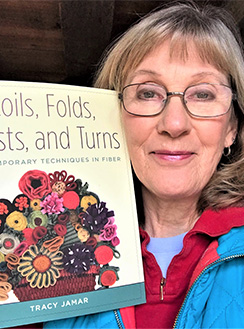 Book about rug hooking written by Tracy Jamar