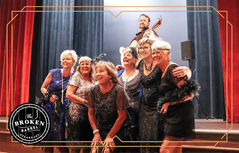 Saucer Village, 1920s, Speakeasy, Broken Barrel Speakeasy