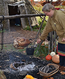 Cooking Native American Village