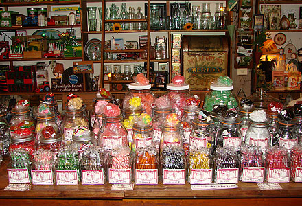 Candy Counter Lauber's General Store