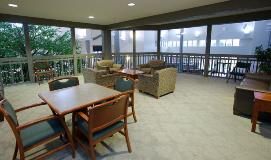Hotel guest common area, meeting room and sitting room at Heritage Inn